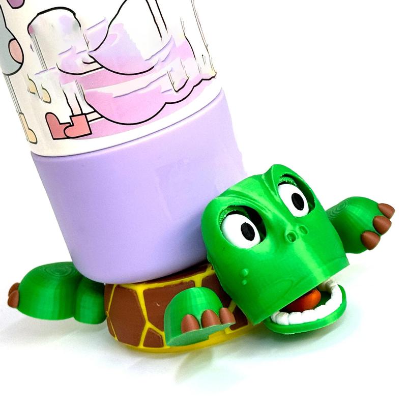 Turtle Design Cup Holder, 1 Count Creative Turtle Design Cup Coaster, Drink Cup Holder for Home Office Desk, Gift for Friend & Family 4