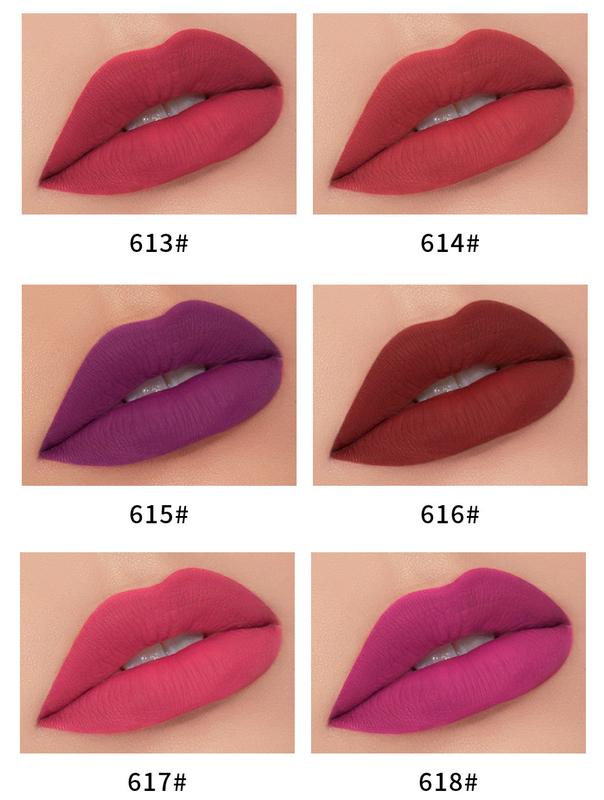 Product Introduction of Makeup 34 Color Matte No Stain on Cup Long Lasting Lip Gloss Matte Lip Glaze Lipstick Glossy Cosmetic Lip Care 5
