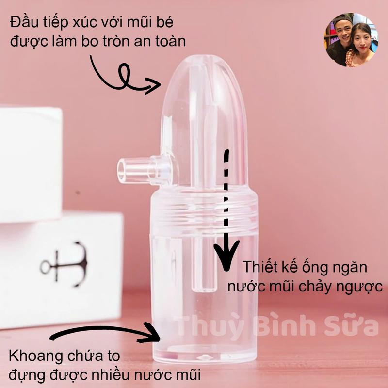 Dụng cụ hút mũi kéo tay thế hệ mới chất liệu nhựa nguyên sinh, lực hút mạnh an toàn cho bé 2