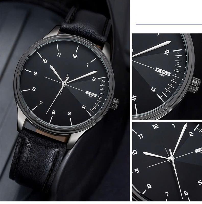 Đồng hồ dây da Y502 Thanh Lịch - Mặt 40mm - Chống Nước Chống Xước, Pin dùng 1-2 năm có Tặng Kèm Hộp - Đơn Giản Mà Đẹp, Dễ Phối Đồ