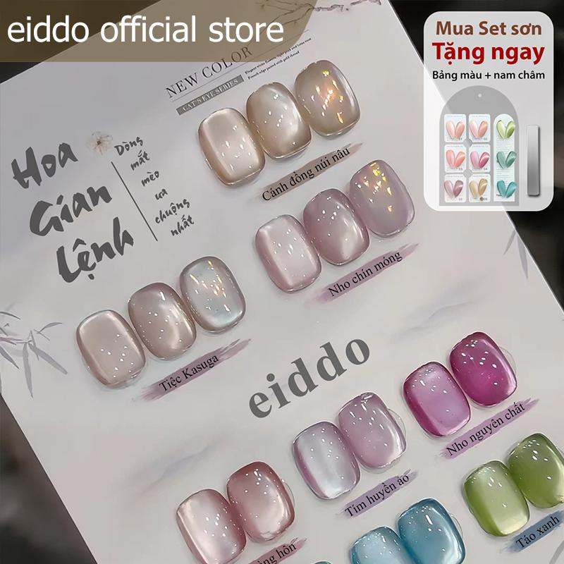 {EIDDO NAILS} - Sơn Gel Mắt Mèo Hoa Gian Lệnh Hot Hit - Sơn Gel Mắt Mèo Kim Cương Đẹp Mê Ly - Sơn Gel Mắt Mèo Hoa Gian Lệnh Cực Quang Trendy 15ml Cho Nữ