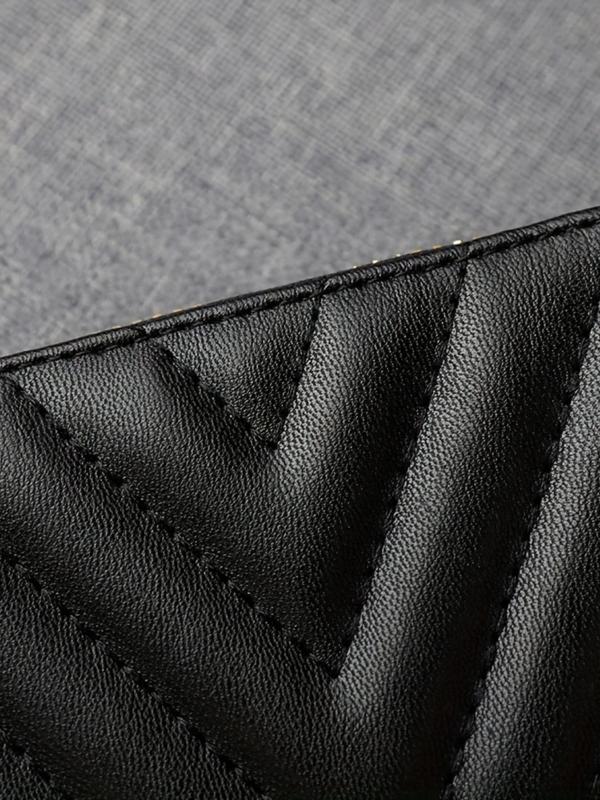 Women's Minimalist Plain Color Card Holder, Fashionable PU Leather Card Holder, Casual Trendy Versatile High-quality Daily Wallet 3