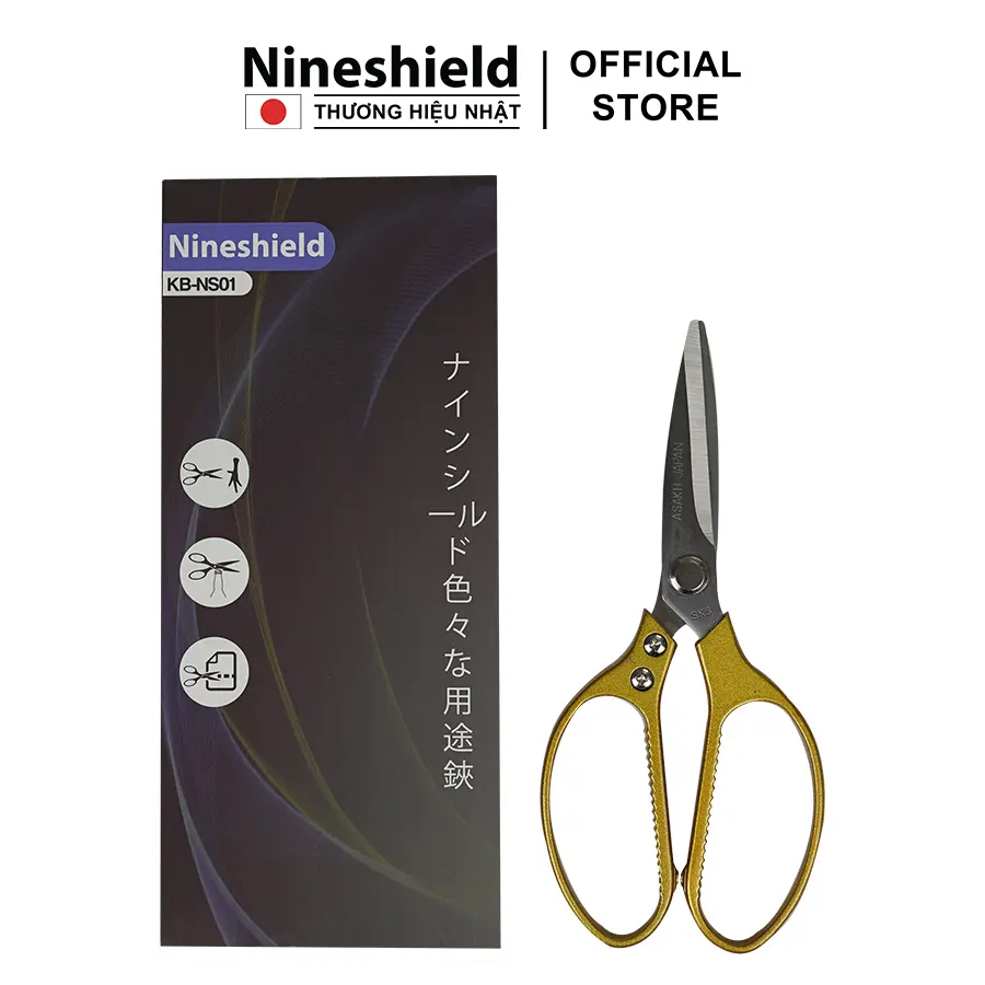 Kéo cắt gà Nhật Bản đa năng Nineshield NS01