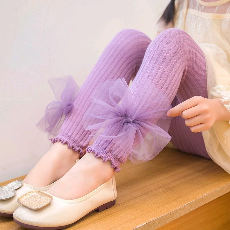 BABY K2 - legging bunga lace 3d buka kaki 6 warna bahan cotton premium  Kode 00270 3