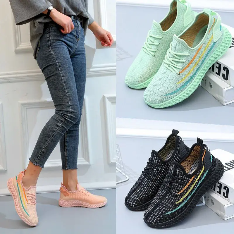 SEPATU SNEAKER WANITA RAINBOW