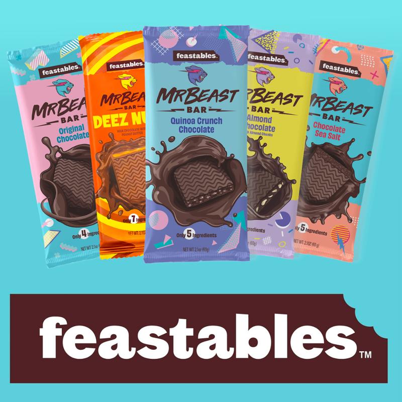 [Đầy đủ hương vị - Có bán sỉ] Kẹo SoCoLa Thanh MrBeast Feastables Snack Food