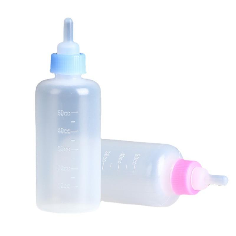 Product Introduction of 60ml Pet Milk Bottle Set Pet Silicone Milk Bottle Dog and Cat Feeding Water dispenser Pet Supplies 12