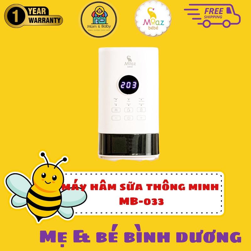 MÁY HÂM SỮA THÔNG MINH Voi SIÊU TỐC MOAZ BEBE _ MB -033 Máy Tiệt Trùng Cho Bé