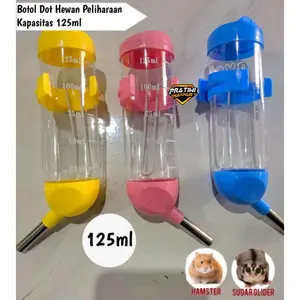 Botol Dot Hamster Botol Minum Hewan Peliharaan 125ml