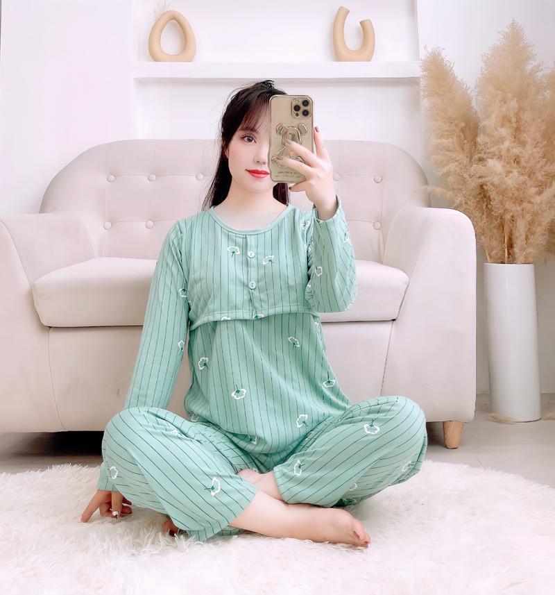 Product Introduction of Đồ Bộ Bầu, Sau Sinh Cho Mẹ Sọc Bông Hàng Loại 1 Đủ Size 40-75kg 14