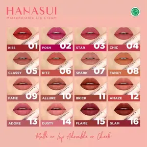 Lipcream Hanasui Matte Lipstik Bibir