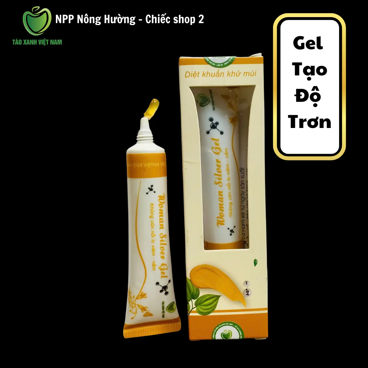 Gel tạo độ trơn - gel vệ sinh nano bạc - woman
