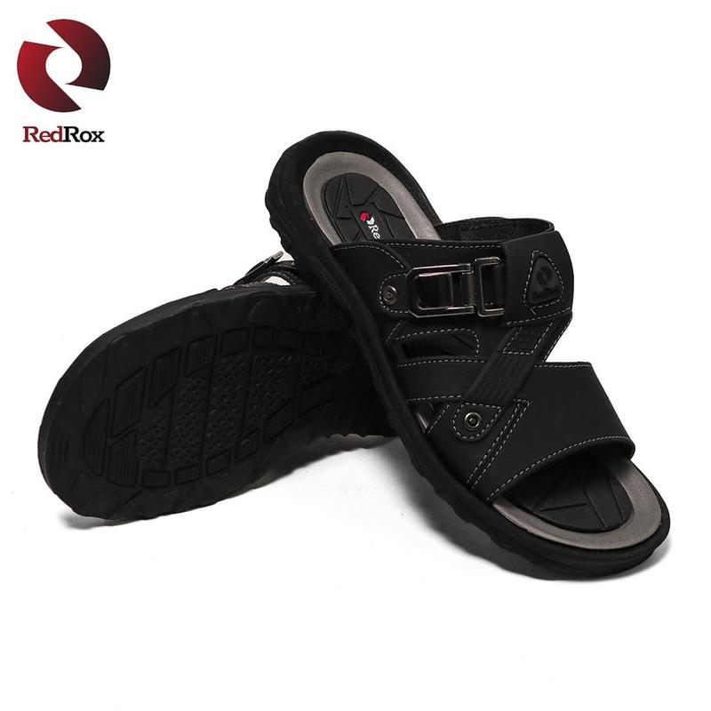 Sandal Pria Kasual Gaya Modern Kekinian Terbaru Ringan Lentur Redrox - VORT 02 Jepit Sendal 5
