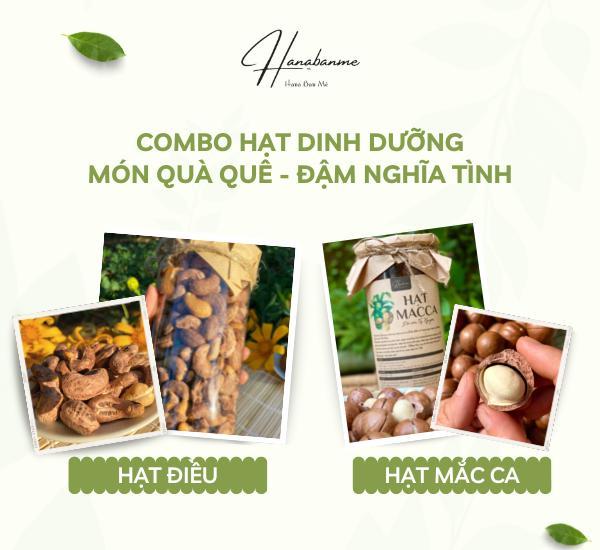 COMBO MACCA SIZE TRUNG + HẠT ĐIỀU GIỐNG BẢN ĐỊA ĐẮK LẮK Nuts Food Ăn Vặt