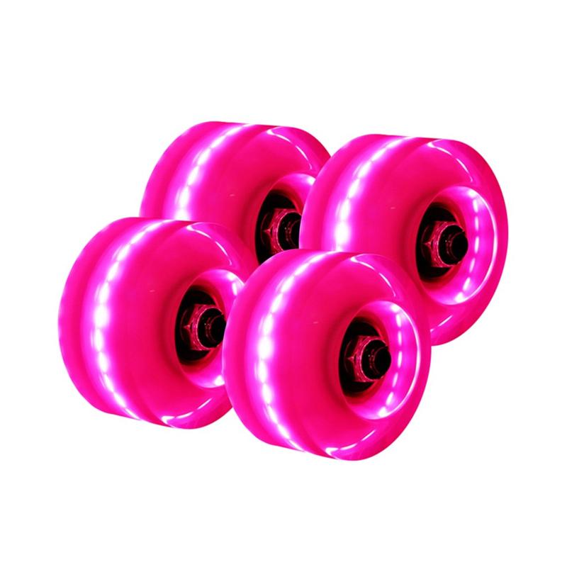 Product Introduction of 1Pc Skateboard Wheels Polyurethane Luminous LED Longboard Wheels with Spanner Long Drift Board Accessories 8