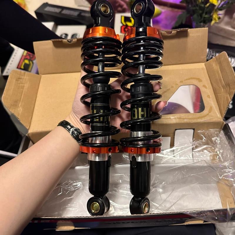 Phuộc sau Ohlins gắn dream wave future cub 330mm win ellegant galaxy axelo ...