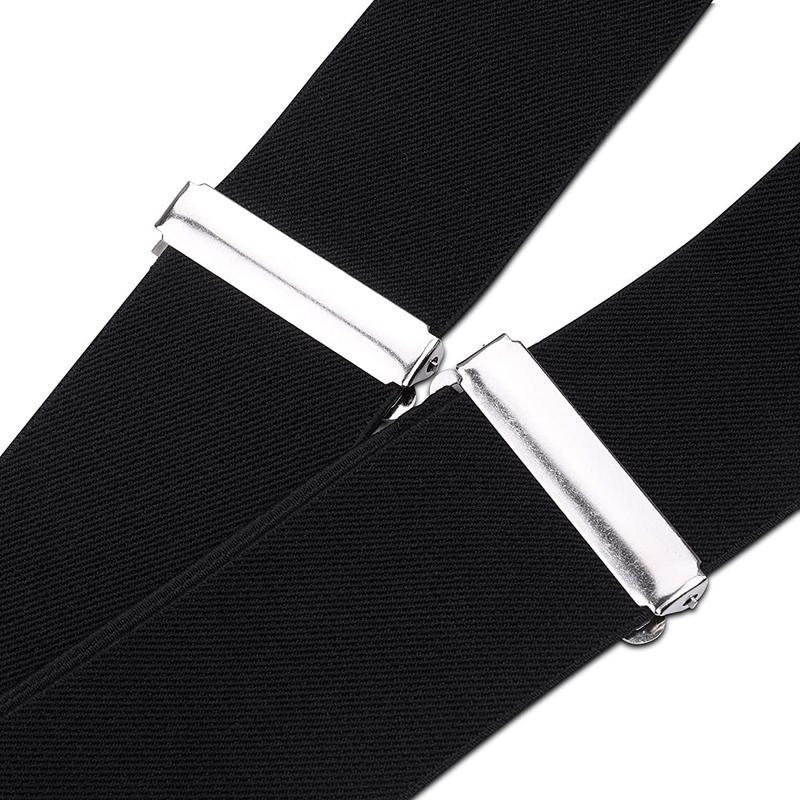 Product Introduction of Trimming Shop Unisex Heavy-Duty 3 x Clip-On Braces 50mm Y Back Suspenders Adjustable Non-Slip Locking One Size for Trousers Tuxedo Casual Formal Fashion Accessory 8