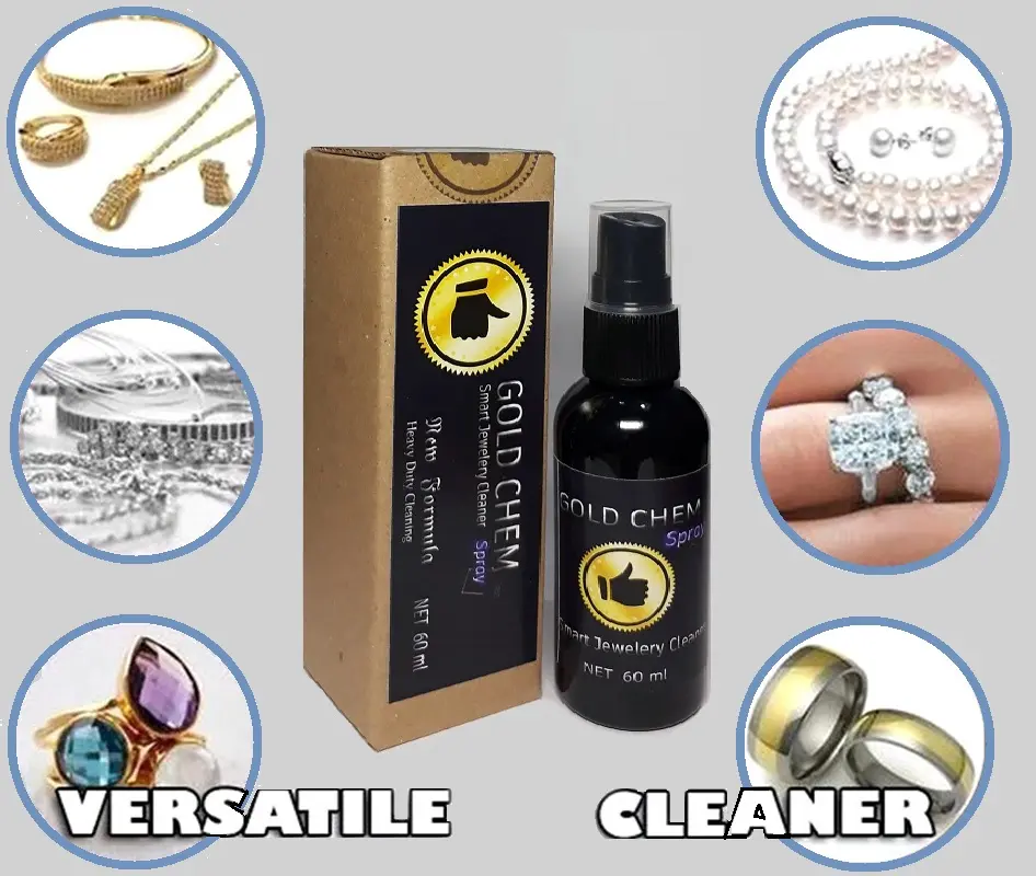 CAIRAN PEMBERSIH PERHIASAN / EMAS / JEWELRY SPRAY GOLDCHEM