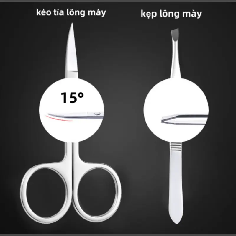 Bộ Bấm Móng Tay 19 Món Thép Không Gỉ-Bộ Cắt Móng Tay Cao Cấp 5