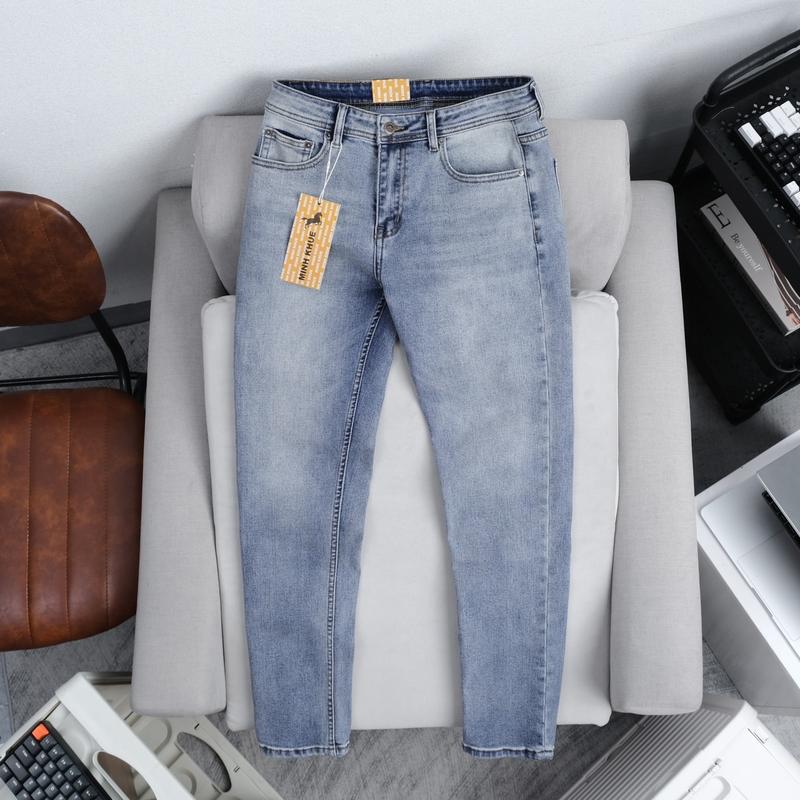 Minhkhue - Quần jean dài nam cao cấp thiết kế đơn giản nhưng không kém phần sang trọng from ống đứng Size 29- 36 