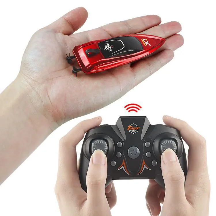 Children's Mini Remote-Control Ship Electric Speedboat Racing Indoor Water High-Speed Rowing Submarine Boy Playing Handle