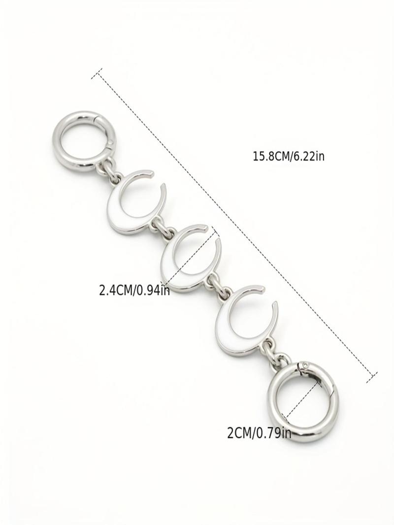 Product Introduction of Moon Design Bag Chains, Fashionable Bag Chains for Women's Handbag, Casual Trendy Versatile High-quality Daily Bag Decoration 7