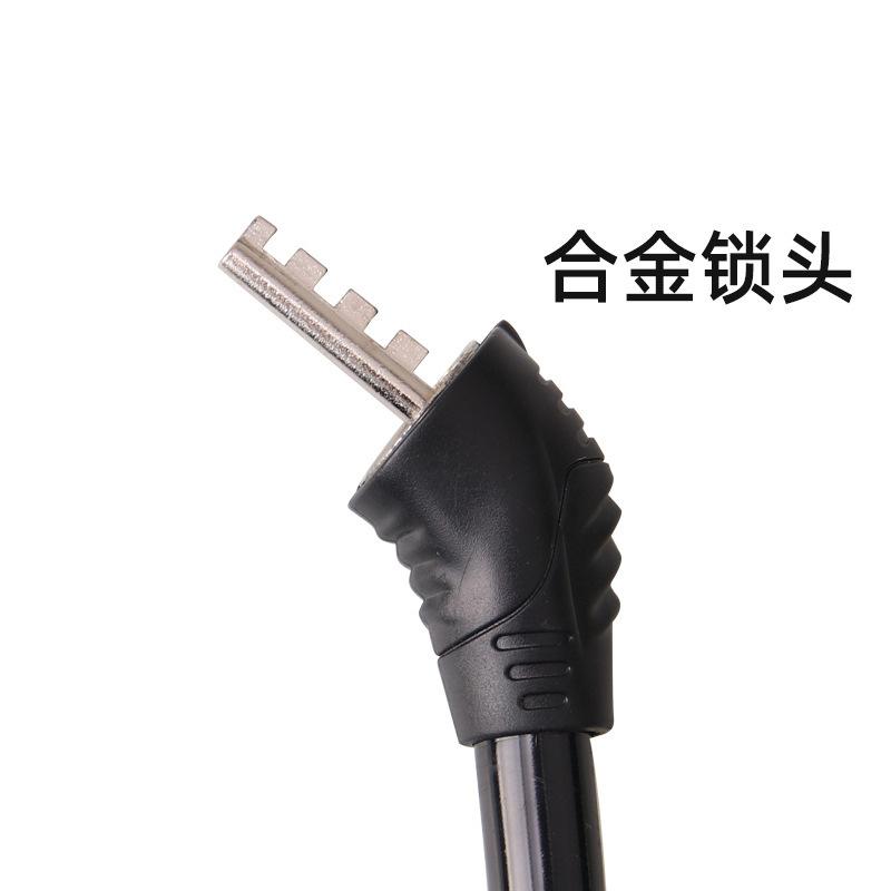 Product Introduction of Mountain bike lock Anti-theft portable electric battery motorcycle combination lock fixed bike ring lock 5