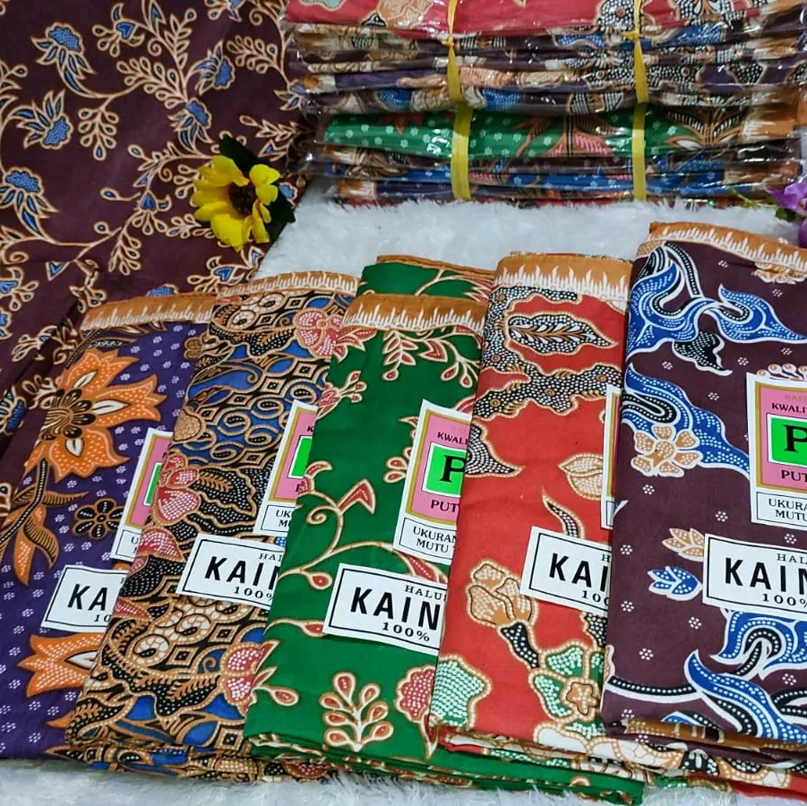 proma paket hemat isi 5 pcs kain panjang  jarik batik bahan katun dapat nyerap air jarik melahirkan , jarik paket 5 pcs
