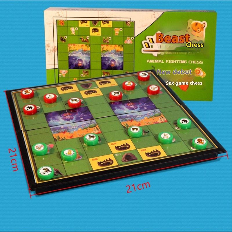 Product Introduction of 1 Set Foldable Magnetic Flying Chess Board Game Parent- Camping Party Game Toys Indoor Outdoor Adult Leisure Toys 1