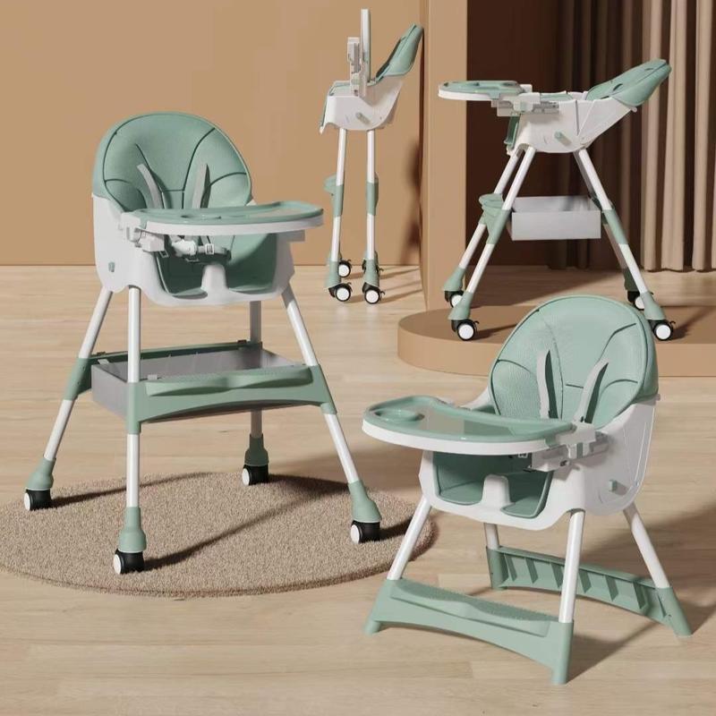 Ghế ĂN DẶM CAO CẤP NGẢ LƯNG NÂNG CHỈNH ĐƯỢC CHIỀU CAO, CÓ CHẾ ĐỘ NẰM NGẢ LƯNG, CÓ BÁNH XE ( CAO CẤP)