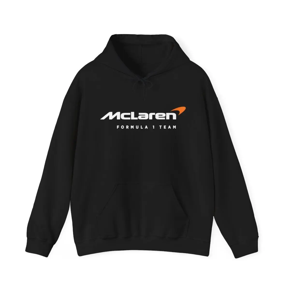 McLaren Racing Team F1 Formula One Hoodie Sweatshirt-Black, Gray Cotton Menswear