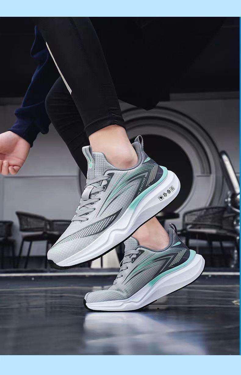 Product Introduction of Kasut Lari Lelaki, Trendi dan Baru, Serba guna untuk Aktiviti Luar, Sneaker Lelaki, Fesyen, Bahan Jaringan, Bernafas Kasual 20