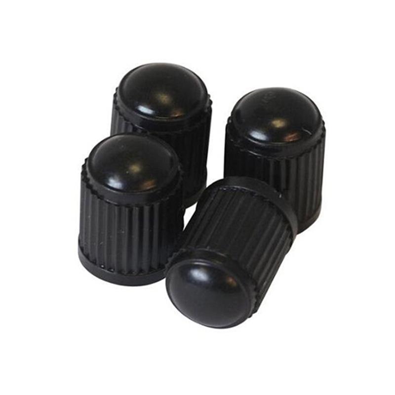 Mũ Van Bụi Bánh Xe Loại Nhựa Thông Dụng Màu Đen, Bộ 4 Chiếc, Thích Hợp Cho Ô Tô, Xe Đạp Và Xe Đạp 0