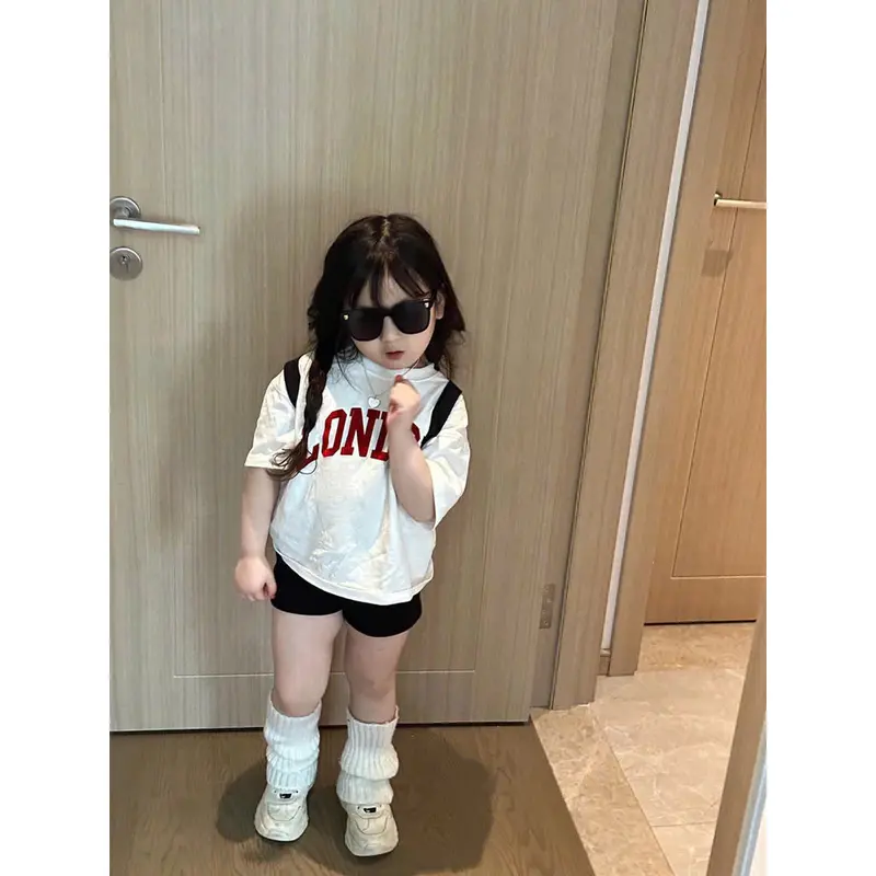 [Dâu Kids] -Sét bộ lửng cho bé Gái chất liệu thun cotton kèm quần legging mềm đủ size 8-35kg ( London) 0