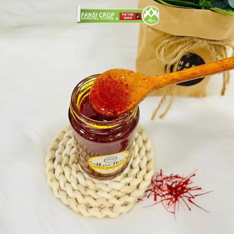 Saffron ngâm mật ong Fansi nguyên chất chính hãng thượng hạng, lọ 100ml 5