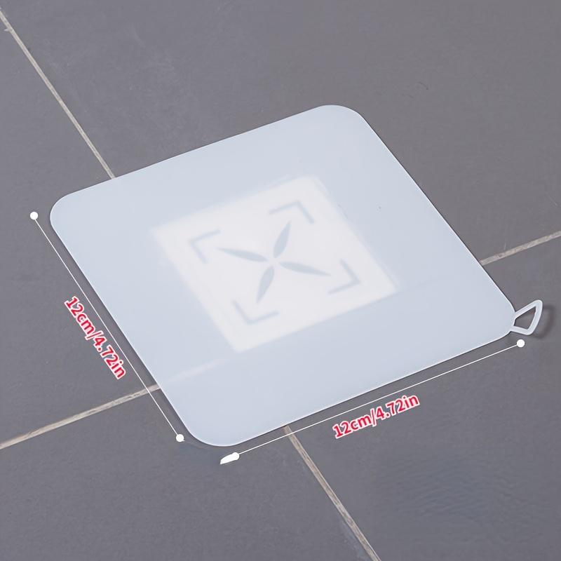 1pc/2pcs/5pcs Thick Silicone Drain Deodorant Cover, Bathroom Deodorant Seal Mat, Household Drain Sink Deodorant Floor Cover, Bathroom Accessorie 4