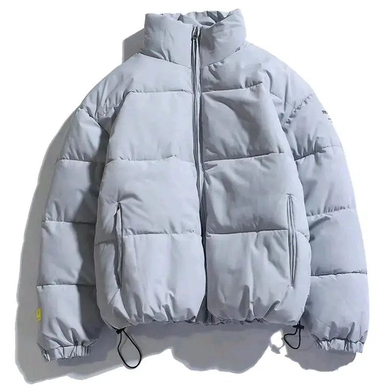 Jaket Puffer Gelembung Pria Tebal  Outdoor Dewasa Abu Hijau Waterproof Keren murah 0