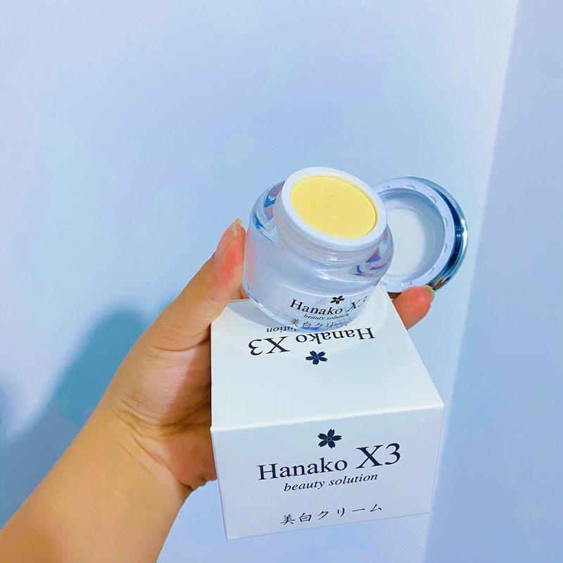 Kem face Hanako x3 Nhật Bản chính hãng Nữ Dưỡng Ẩm Da Chăm Sóc Da - Women Làm Đẹp Da 0