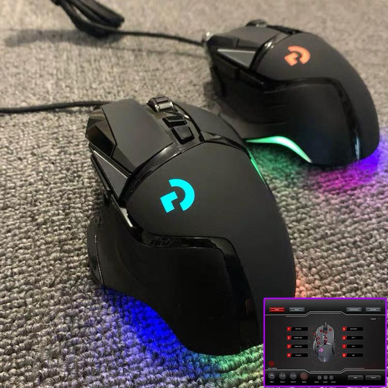 Chuột Gaming Có Dây G502 LED RGB 7200 DPI Có Hỗ Trợ App
