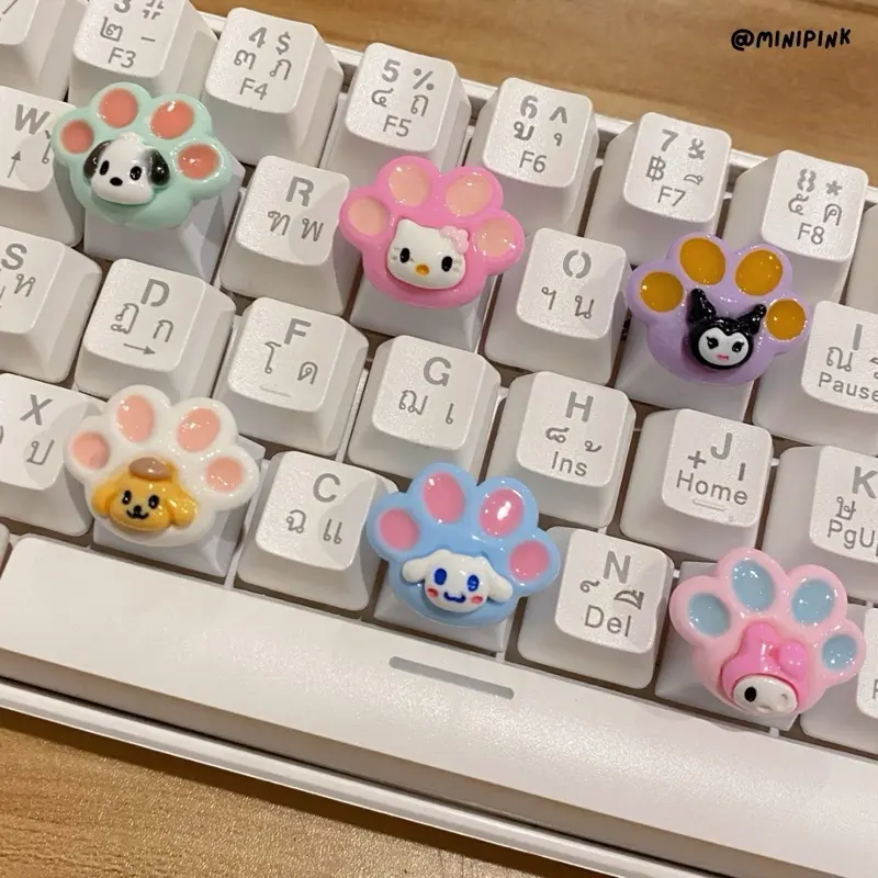 คีย์แคป เท้าแมว Keycape Foot Sanrio - OME