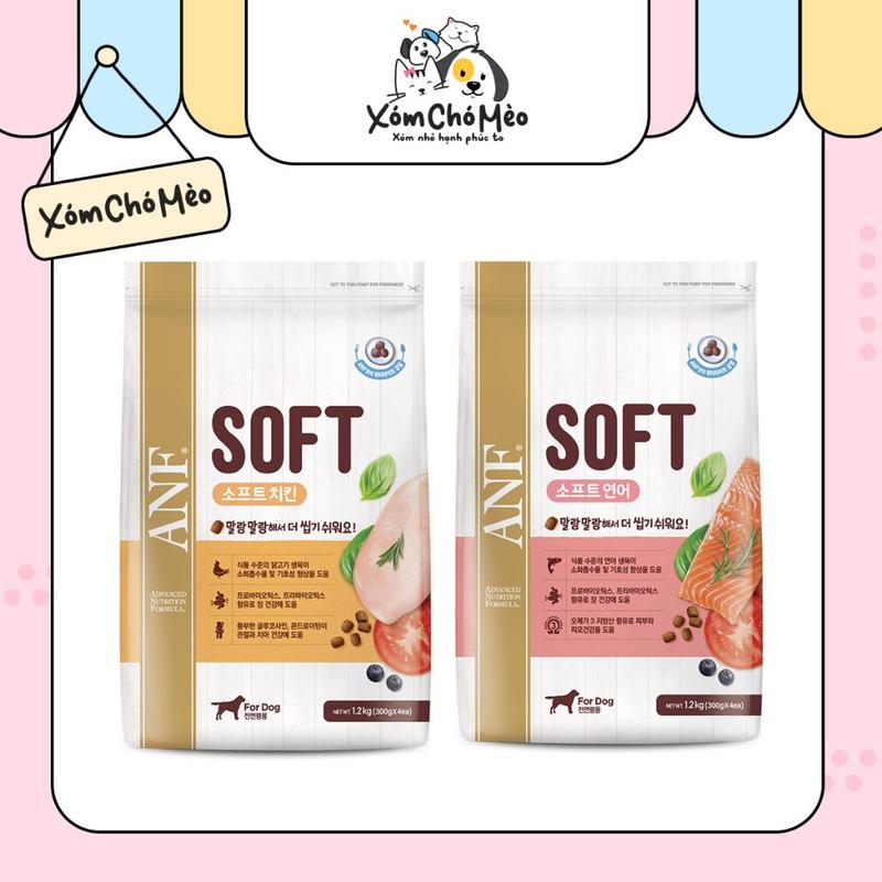 Hạt Mềm ANF SOFT 1.2KG Cao Cấp Dành Cho Chó Mọi Lứa Tuổi