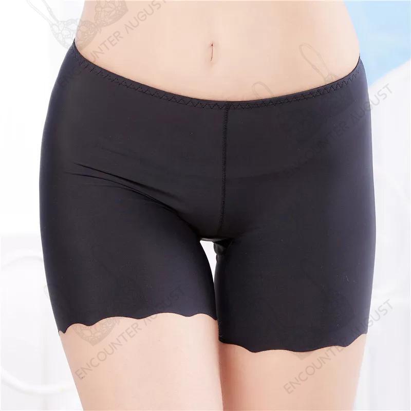 Pantaloncini di sicurezza da donna Ice Silk senza cuciture elastici intimo leggings corti pantaloni intimo pantaloncini M L XL 762 mutandine abbigliamento da donna_voghion.com