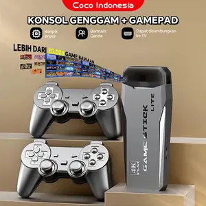 2 Pcs M8 Gamepad 64G Memori Memori Internal 20.000+ Game Konsol Game TV Putar Ganda Konsol Game PC
