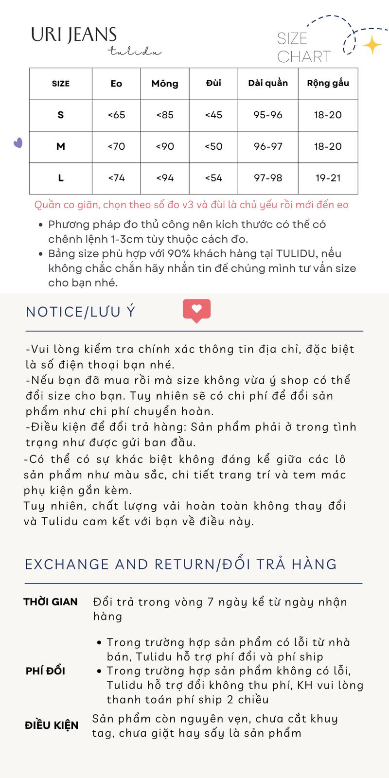 Product Introduction of Quần Jean Ống Rộng "Uri Jeans" Tulidu, Ống Đứng Rộng Chất Co Giãn Vải Cotton Jeans Cao Cấp [S90] 13