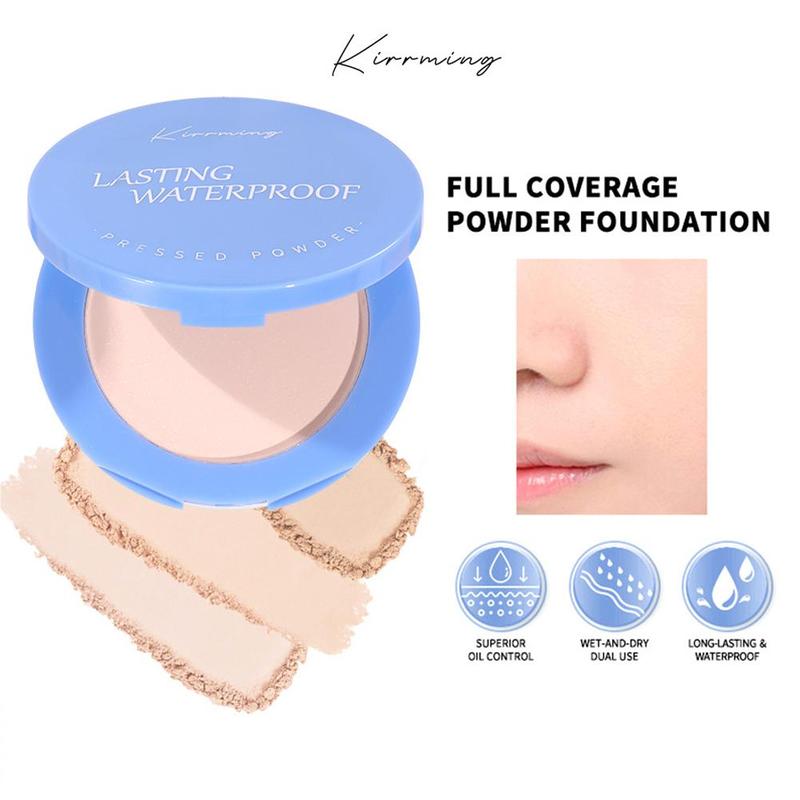 Waterproof Face Powder Long Lasting 24H Full Cover Flawless Matte ...