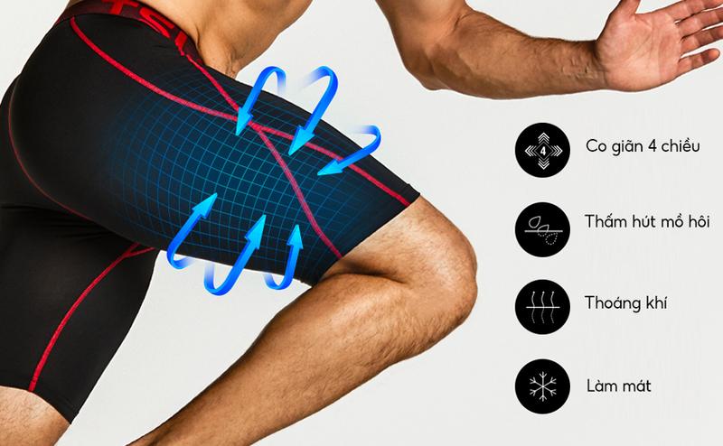 Product Introduction of Quần legging thể thao nam ngắn Devops đùi chất thun bó cơ combat giữ nhiệt tập gym đá banh bóng rổ chạy bộ DEL1004 Thoáng khí Sấy khô nhanh Sport Tập Thể Dục 1