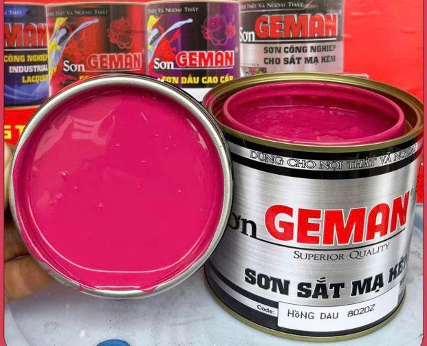 Product Introduction of SƠN PHỦ GEMAN Dùng cho: Sắt mạ kẽm, Inox, Sắt, Nhựa, Gỗ, Kiếng  loại 900gr 15