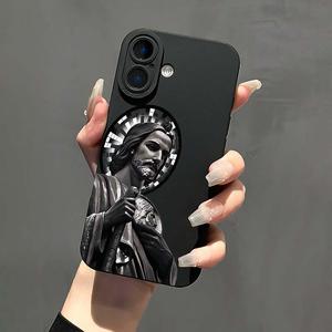 Funda para celular con diseño de Jesús, funda protectora anticaídas, cubierta para móvil completamente protectora y a prueba de golpes para iPhone 11 12 13 14 15 Pro Max, Casing