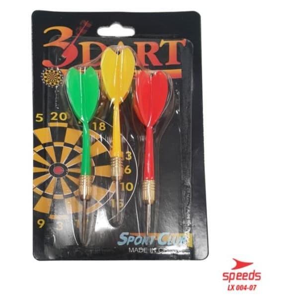 JARUM DART - PANAH PAPAN DART BESI ISI 3 WARNA MURAH HARGA GROSIR 0