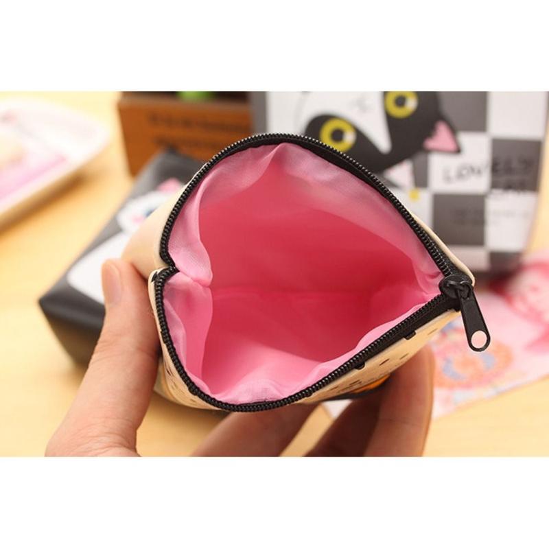 Product Introduction of A New Cat-shaped Coin Wallet Designed for Women with Both Change Storage and Sorting Functions. 4